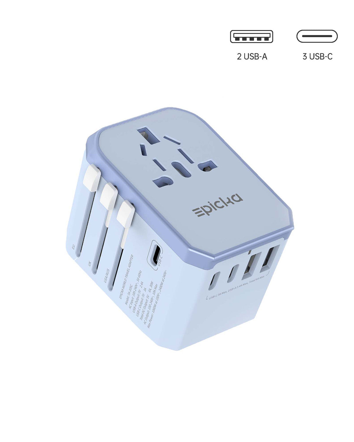 TA-105C Universal Travel Adapter (10A)