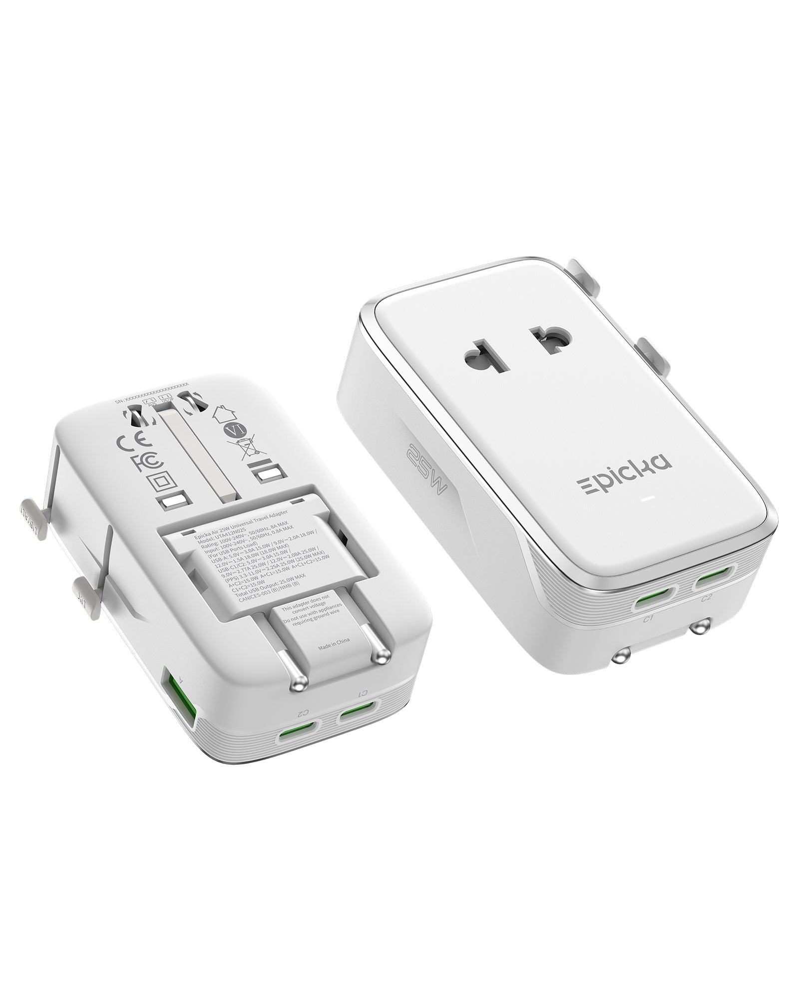 Epicka Travel Adapter