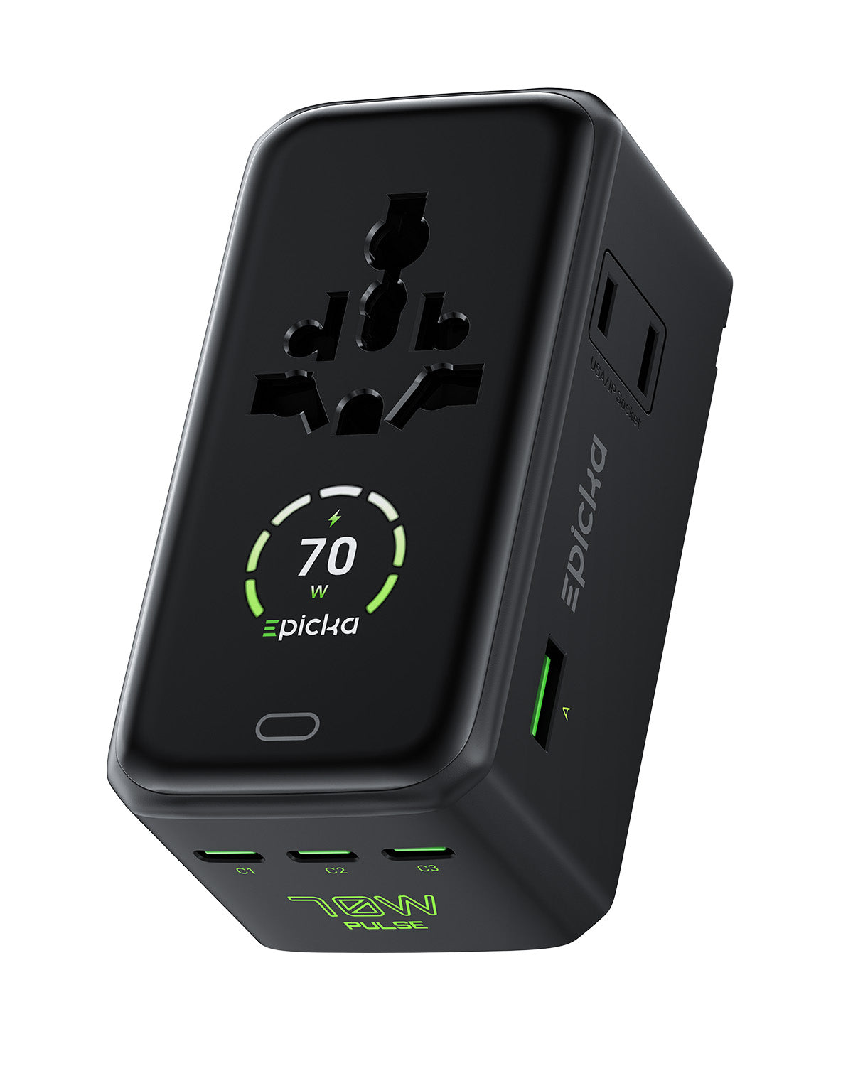 Epicka Pulse Ultra 70W Universal Travel Adapter (Pre-sale)