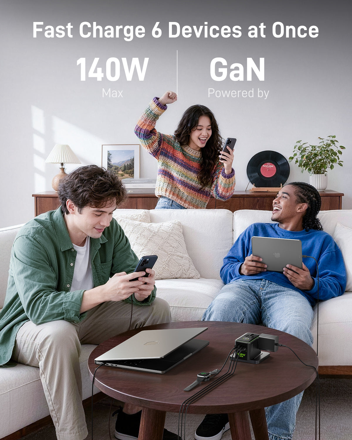 Pulse Duo 140W Universal Travel Adapter (Pre-Sale Shipment in early June)