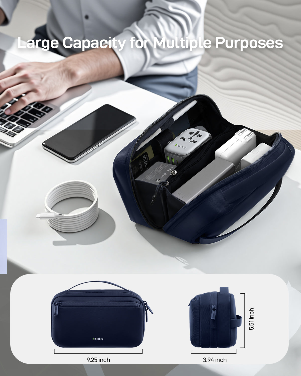 Electronics Organizer Travel Case