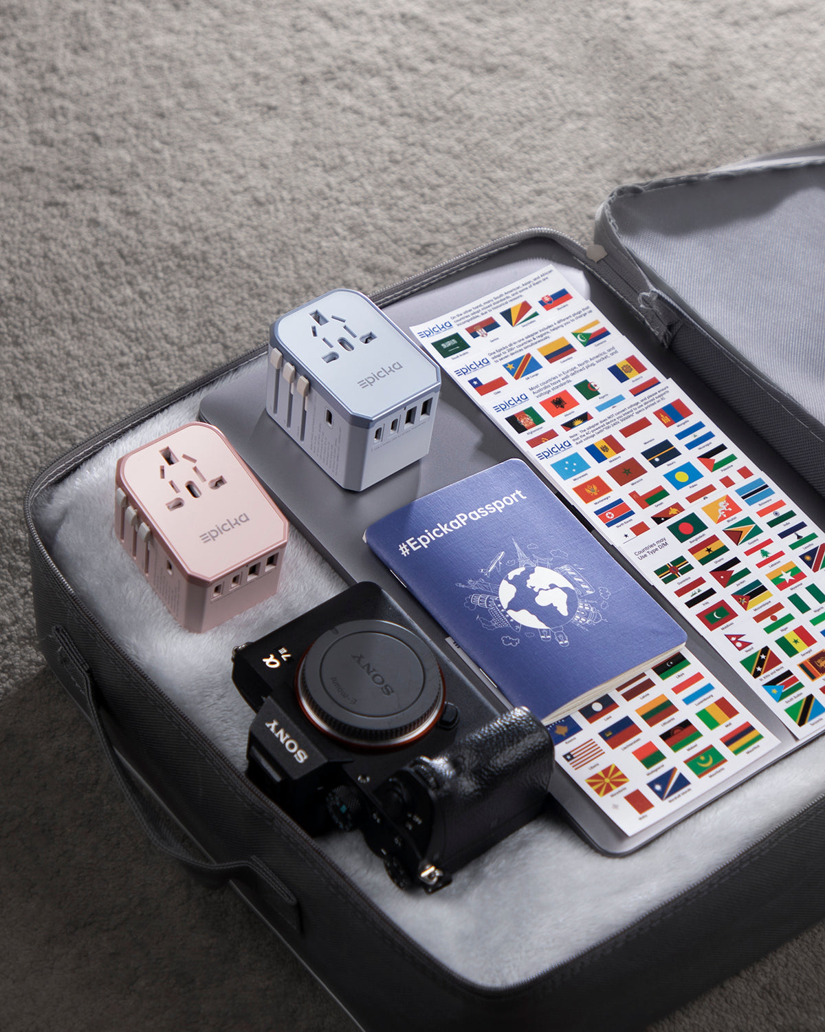 #EpickaPassport & Flag Sticker Set