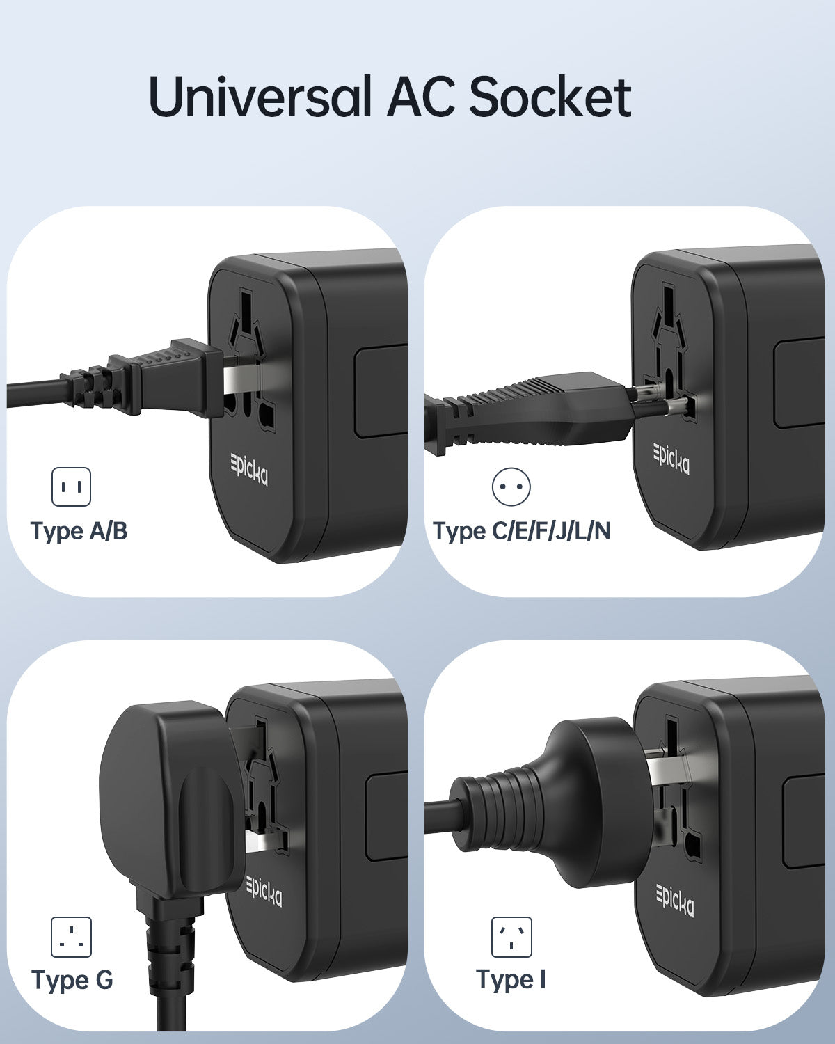 TA-103PD Universal Travel Adapter PD 20W