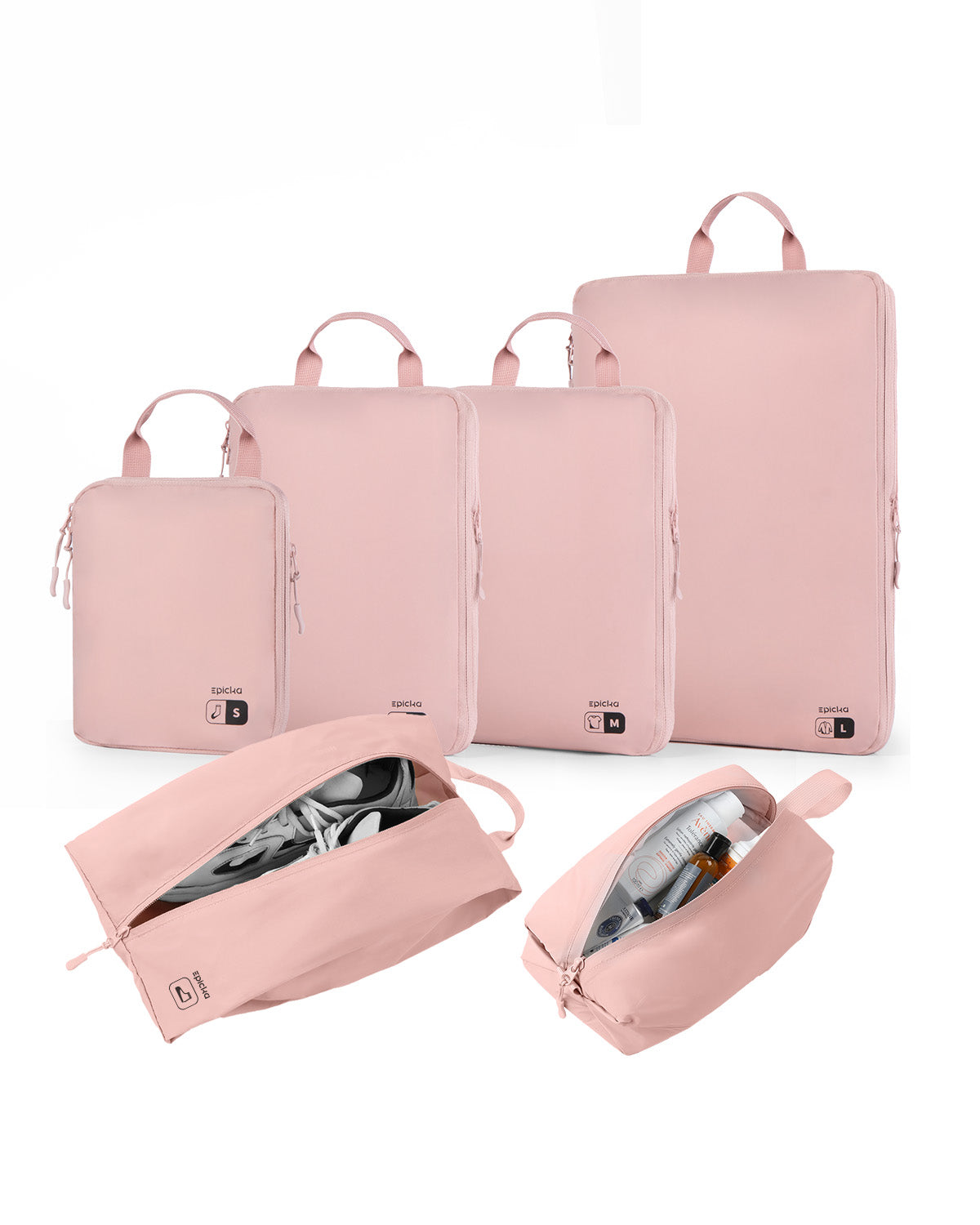 Nylon Compression Packing Cubes