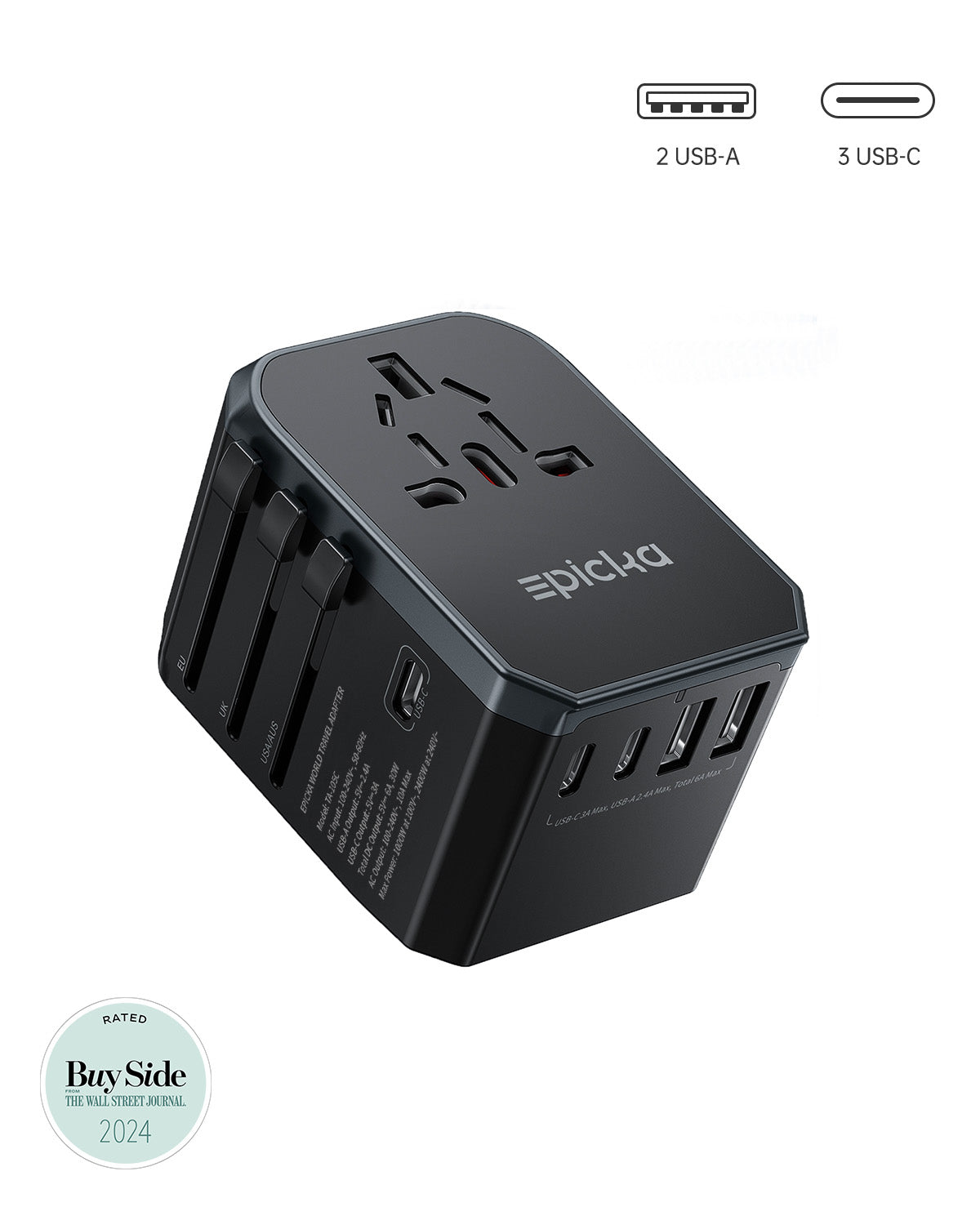 Epicka All-in-one Travel Adapter