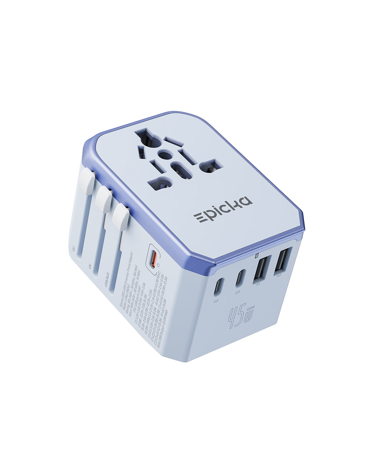 TA-105S GaN 45W Fast Charging Universal Travel Adapter