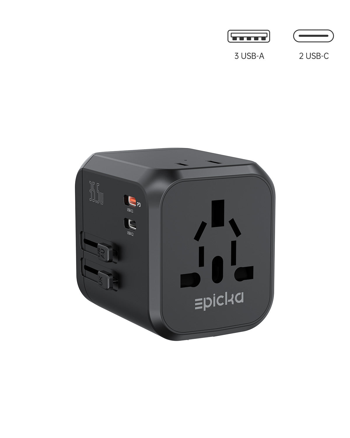 Epicka Universal Series Travel Adapter