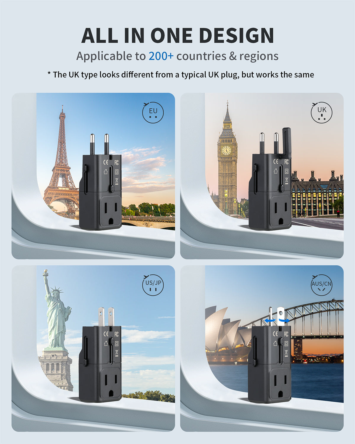 Pocket 100 Universal Travel Adapter