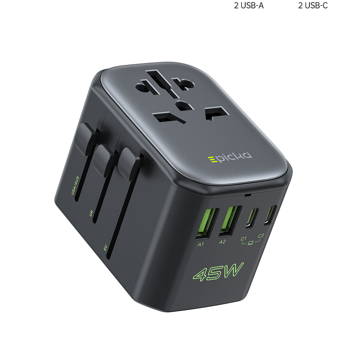Pulse 45W Universal Travel Adapter