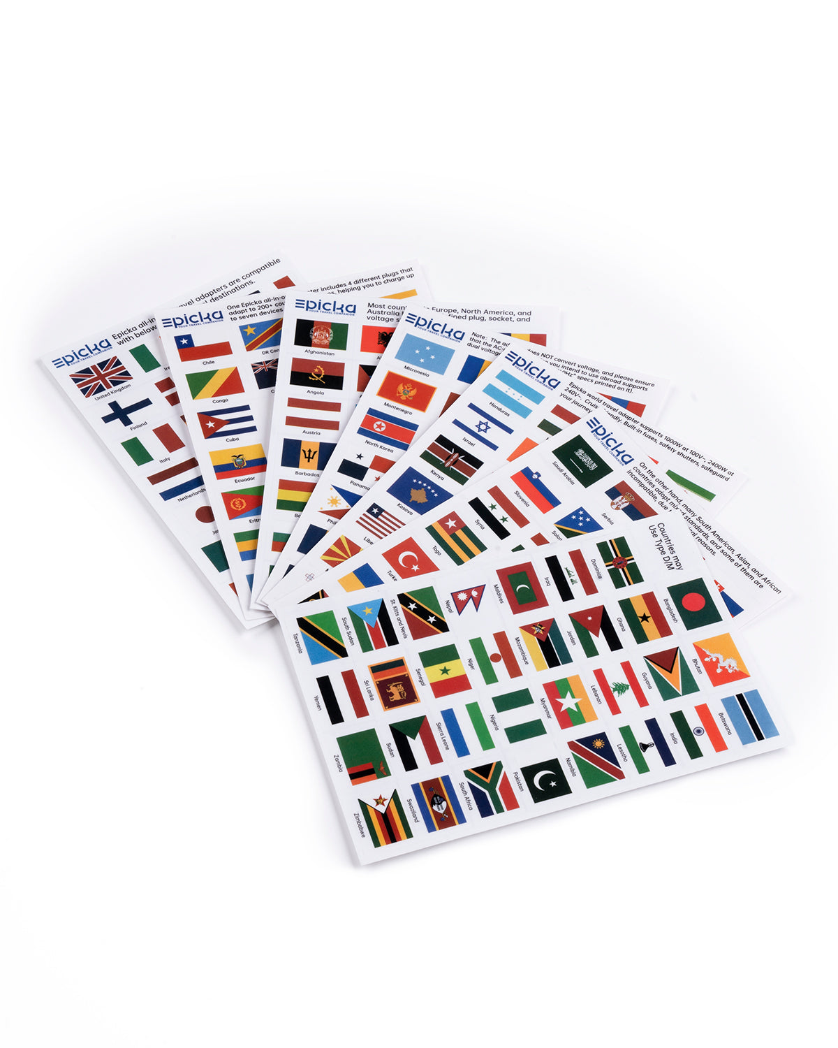 #EpickaPassport & Flag Sticker Set