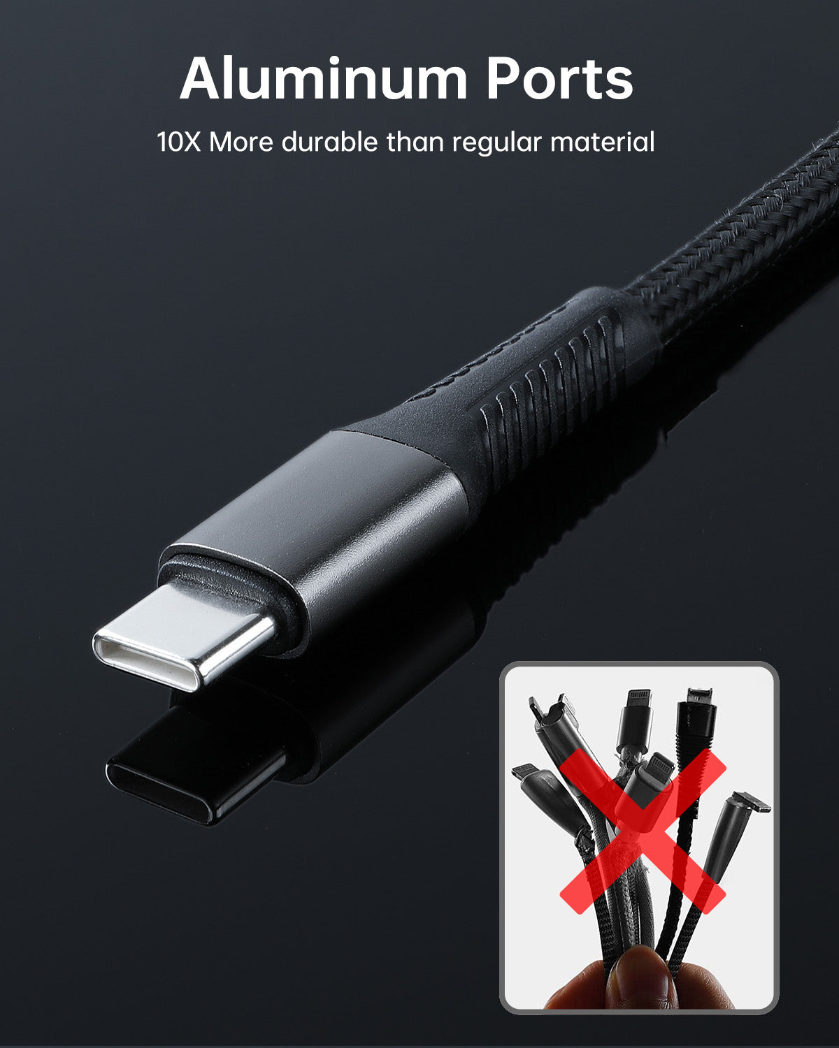 Fast Charging Nylon Cable
