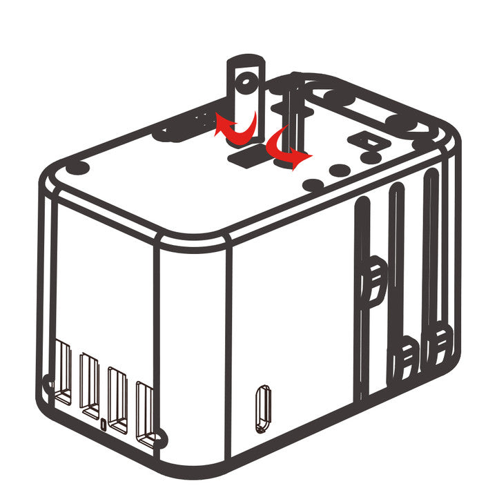 go travel adapter instructions